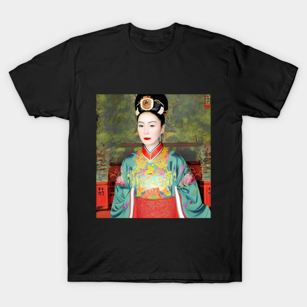 Ancient china empress T-Shirt by Tuff Tees